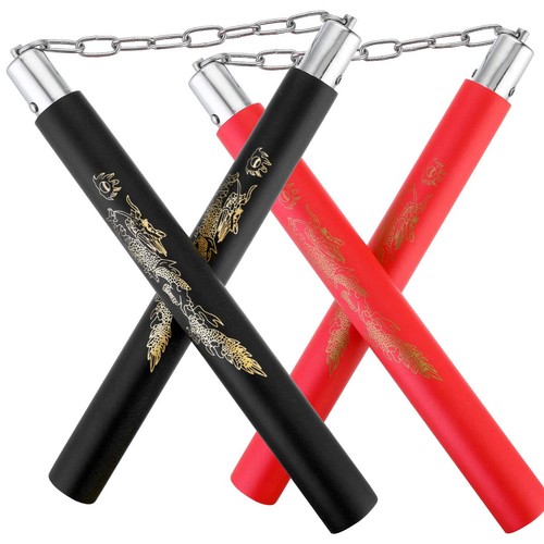 Nunchaku mousse caoutchouc - nunchaku,