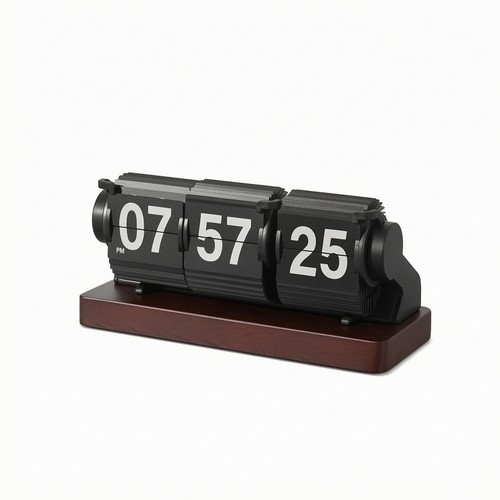 Horloge flip clock rétro - flip,