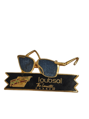 Broche publicitaire rétro