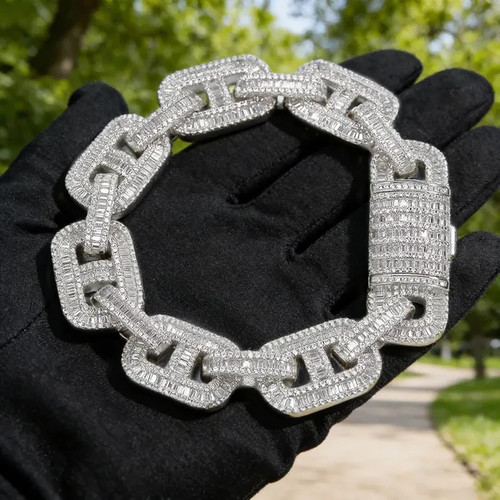 Bracelet maillons cubains - maillons,