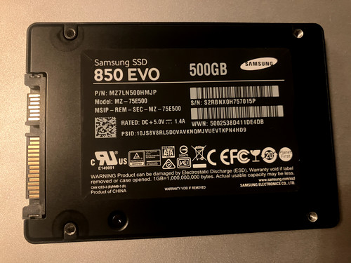 Ssd samsung evo 850 500gb - 850,