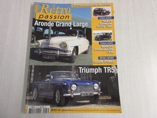 RETRO PASSION 187 07.2006 SIMCA ARONDE GRAND LARGE TRIUMPH TR5 TALBOT SUNBEAM 80