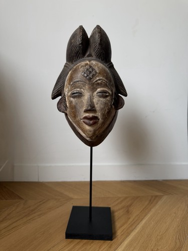 Punu female mask gabon - mask,