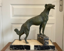 Ancien Statue Figurine Chien