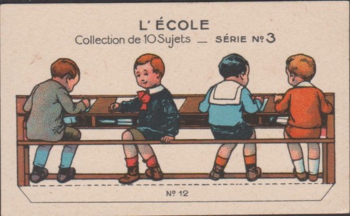 Chromo publicitaire chocolat - publicitaire,
