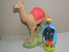 T3 9 cm santon ancien Carbonel Chamelier chameau dromadaire crèche Provence