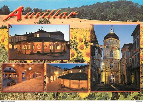 Carte postale auvillar - carte,