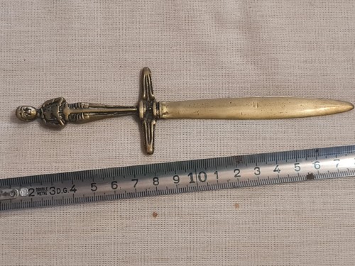 Coupe papier ancien laiton - coupe, ou