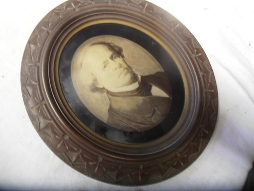 Cadre ancien ovale - cadre, 19