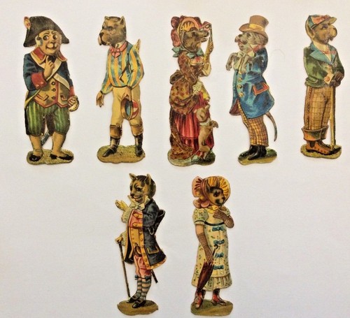 Découpis chromos anciens - découpis,