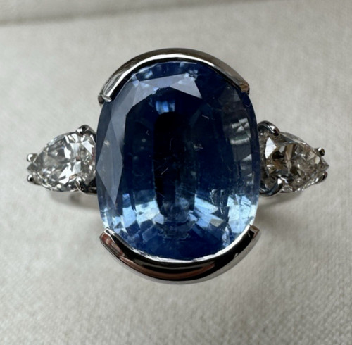 Bague blanc 18kt avec - or,