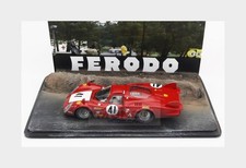 1:43 BEST Alfa Romeo Diorama 33/2 Long Tail #41 Le Mans 1968 Vaccarella BE9858D