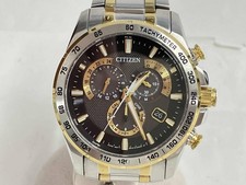 Montre solaire radiocommandée Citizen E610-S104840 bracelet court 45 mm...