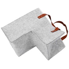  Panier de rangement d'escalier avec poignée en cuir, panier d'escalier en