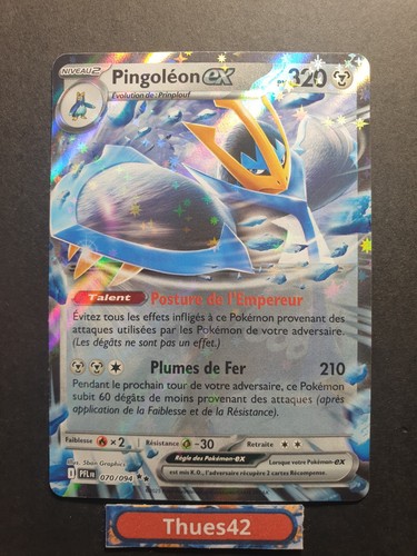 Carte pokémon pingoléon - pingoléon, ex