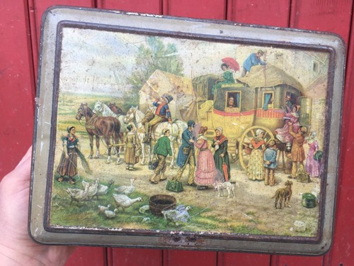 Ancienne boite tole - boite,