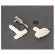 Manivelle + rallonge blanche