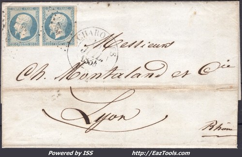 France 14ax2 sur lettre - n°,