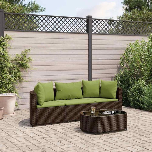 Salon jardin avec coussins - jardin,