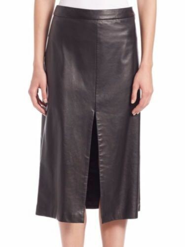 Jupe cuir mini - cuir, crayon