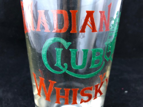 Ancien verre publicitaire - ancien,