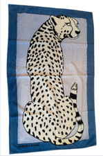 Serviette de plage Hermès "Léopard"- Hermes Terry Cotton Beach Towel
