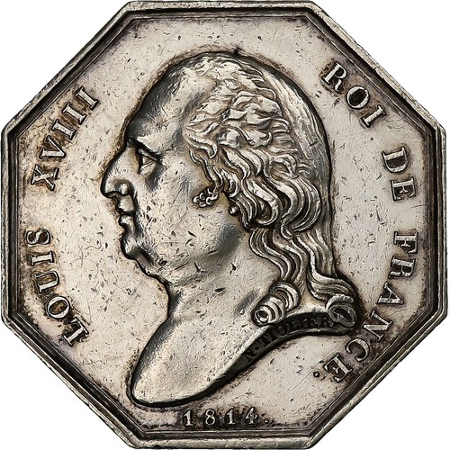 France jeton louis xviii - louis,