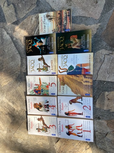 Christian jacq lot livres - livres, sur