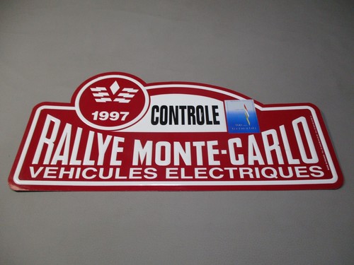 At449 plaque rallye - rallye, monte