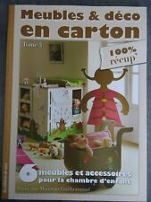 Livre Meubles & déco en carton pour chambre d'enfant Tome 4 NEUF