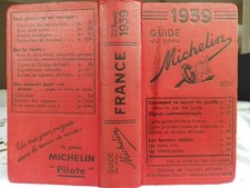 Guide michelin 1939 france - michelin,