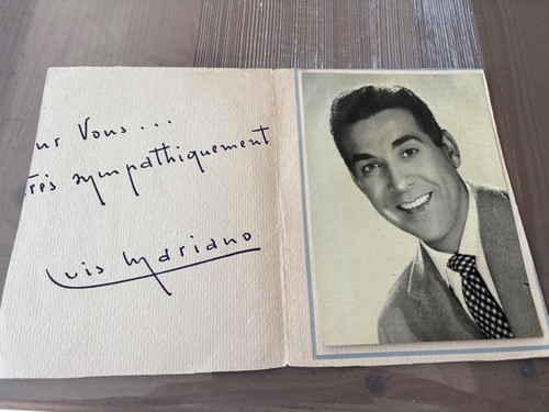 Magnifique photo autographe - magnifique,
