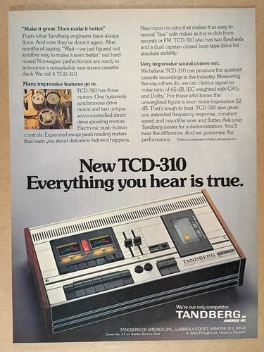 1974 tandberg tcd - 1974,