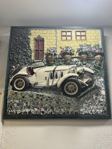 Tableau encadré relief 3d - tableau, en