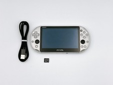 Sony PS Vita PCH-2000 Silver ZA25 Console 16G SDcard Japon Region Free Testé