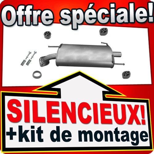 Silencieux arriere pour - silencieux,