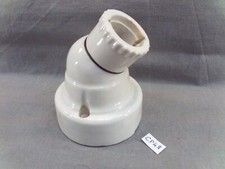 Ancienne applique murale en porcelaine  1930 1950 douille B22 (CP48)