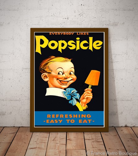 Affiche publicitaire vintage