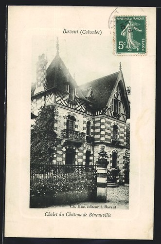 Cpa bavent chalet chateau - du,