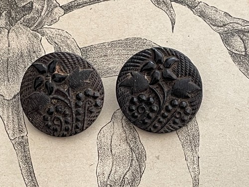Anciens boutons verre - anciens,