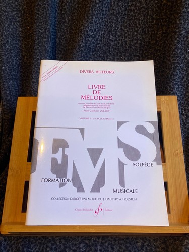 Livre mélodies - de,