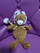 Peluche Doudou Tigre Spéculos marron 22cm  Deglingos