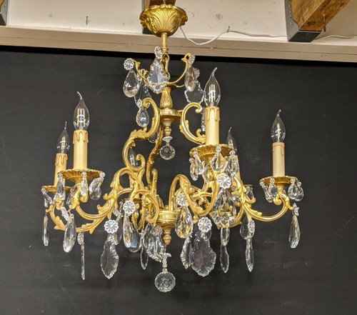 Beau lustre pampilles - ,