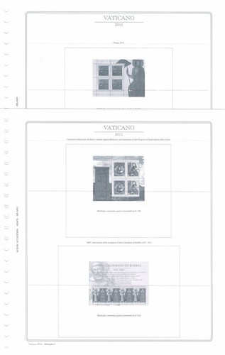Vatican 2015 feuilles abafil - 2015,