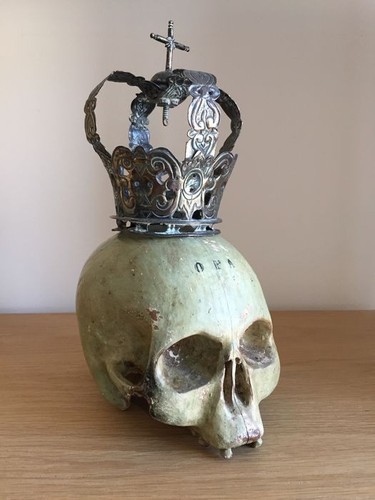 Sculpture memento mori - sculpture, ornée