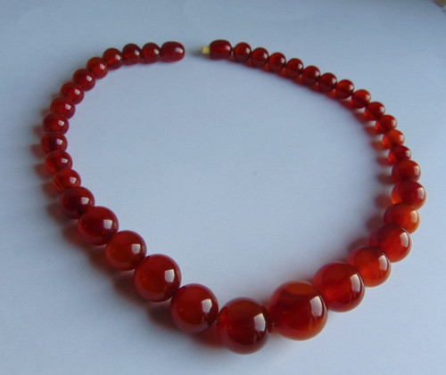 Ancien collier perles - , de