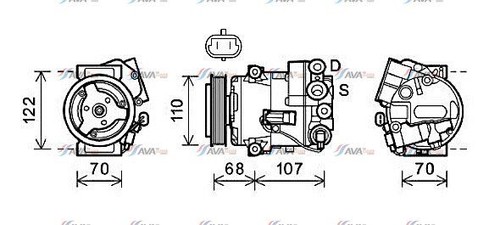 Compresseur climatisation opel - compresseur,