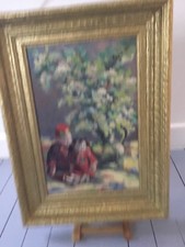 Huile sur panneau «  les