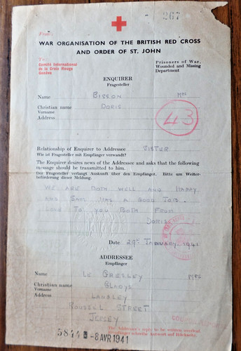 Jersey red cross message - uk,