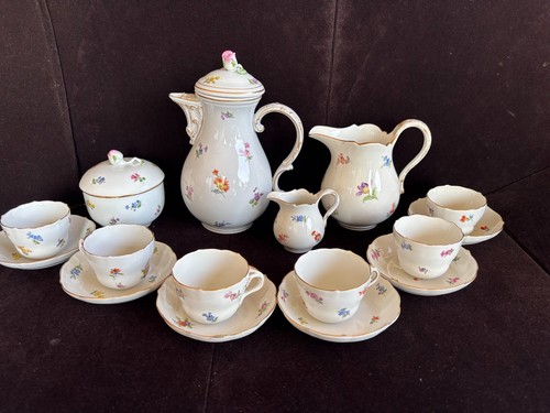 Meissen porcelain coffee set